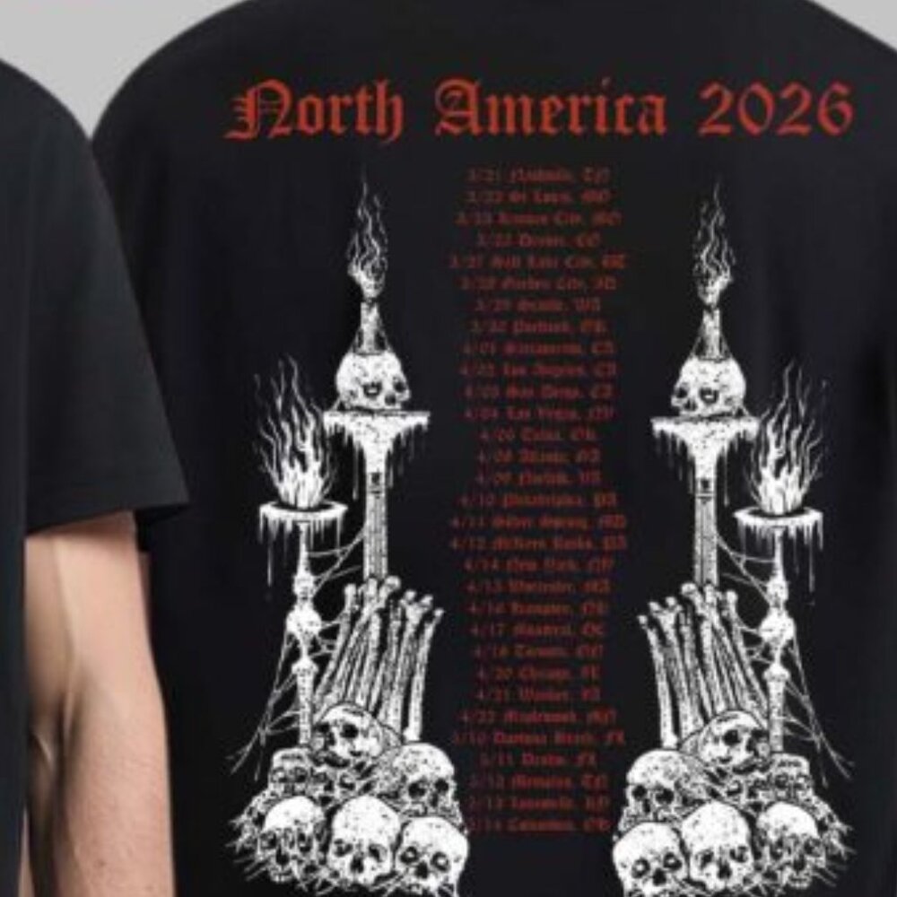Whitechapel North America Tour 2026 Unisex T Shirt  252 - Picture 3 of 6
